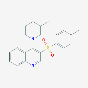 4-(3-Methylpiperidin-1-yl)-3-tosylquinoline