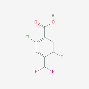 2-Chloro-4-(difluoromethyl)-5-fluorobenzoic acid