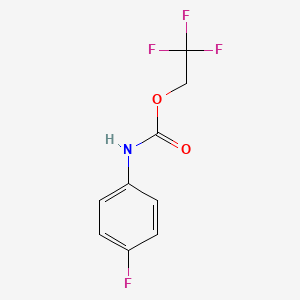 2,2,2-trifluoroethyl N-(4-fluorophenyl)carbamate