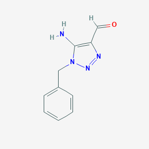 molecular formula C10H10N4O B290211 5-Amino-1-benzyltriazole-4-carbaldehyde CAS No. 49789-96-0