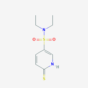 N,N-diethyl-6-sulfanylpyridine-3-sulfonamide