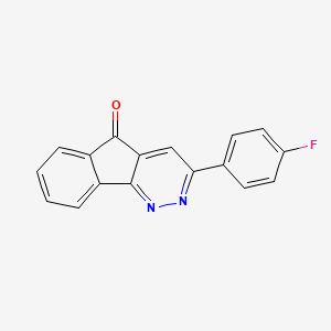 molecular formula C17H9FN2O B2902124 3-(4-fluorophenyl)-5H-indeno[1,2-c]pyridazin-5-one CAS No. 147508-60-9