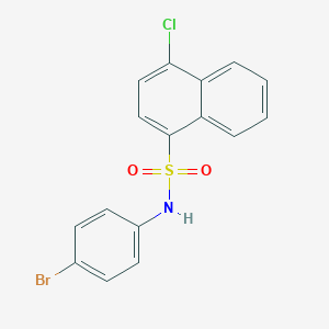 N-(4-bromophenyl)-4-chloronaphthalene-1-sulfonamide