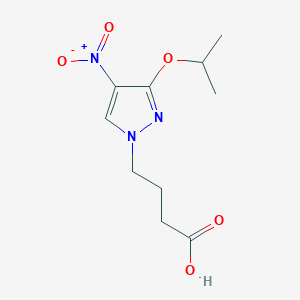 4-(3-isopropoxy-4-nitro-1H-pyrazol-1-yl)butanoic acid