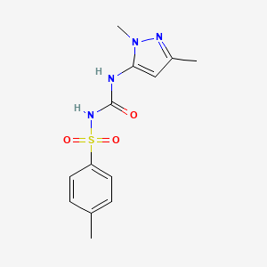 1,3-dimethyl-5-[({[(4-methylphenyl)sulfonyl]amino}carbonyl)amino]-1H-pyrazole