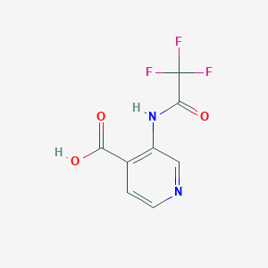 3-(2,2,2-Trifluoroacetamido)pyridine-4-carboxylic acid