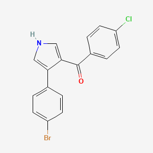 (4-(4-Bromophenyl)-1H-pyrrol-3-yl)(4-chlorophenyl)methanone