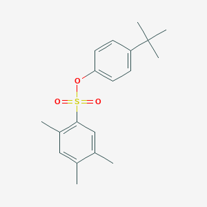 molecular formula C19H24O3S B2902264 4-Tert-butylphenyl 2,4,5-trimethylbenzene-1-sulfonate CAS No. 2361867-06-1