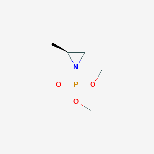 molecular formula C5H12NO3P B2902321 (S)-1-Dimethoxyphosphoryl-2-methylaziridine CAS No. 1800100-62-2