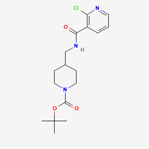 tert-Butyl 4-((2-chloronicotinamido)methyl)piperidine-1-carboxylate