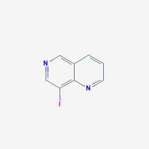 molecular formula C8H5IN2 B2902333 8-Iodo-1,6-naphthyridine CAS No. 2384974-26-7