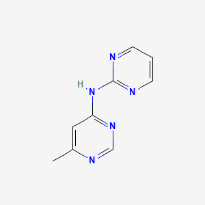 molecular formula C9H9N5 B2902336 N-(6-methylpyrimidin-4-yl)pyrimidin-2-amine CAS No. 2310224-90-7