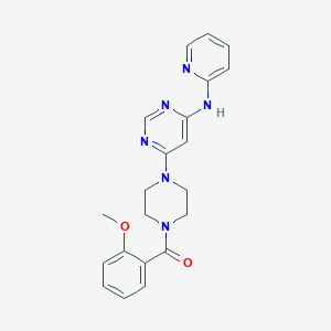 (2-Methoxyphenyl)(4-(6-(pyridin-2-ylamino)pyrimidin-4-yl)piperazin-1-yl)methanone
