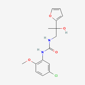 1-(5-Chloro-2-methoxyphenyl)-3-(2-(furan-2-yl)-2-hydroxypropyl)urea