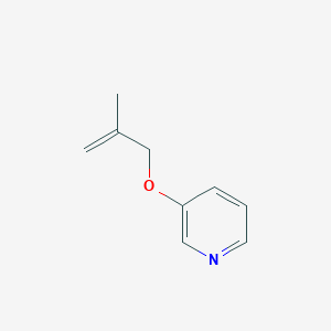 molecular formula C9H11NO B2902388 3-[(2-Methylprop-2-en-1-yl)oxy]pyridine CAS No. 1565078-41-2