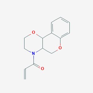 1-(3,4a,5,10b-Tetrahydro-2H-chromeno[4,3-b][1,4]oxazin-4-yl)prop-2-en-1-one