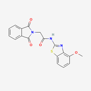 2-(1,3-dioxoisoindolin-2-yl)-N-(4-methoxybenzo[d]thiazol-2-yl)acetamide