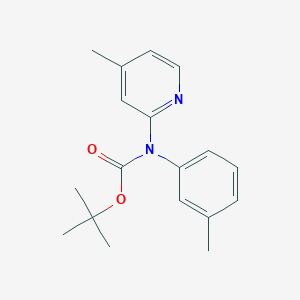 Tert-butyl N-(3-methylphenyl)-N-(4-methylpyridin-2-yl)carbamate