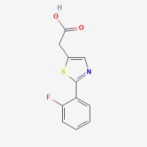 2-(2-(2-Fluorophenyl)thiazol-5-yl)acetic acid