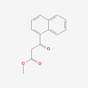 molecular formula C14H12O3 B2902496 3-Naphthalen-1-YL-3-oxo-propionic acid methylester CAS No. 226931-47-1