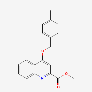 Methyl 4-((4-methylbenzyl)oxy)quinoline-2-carboxylate