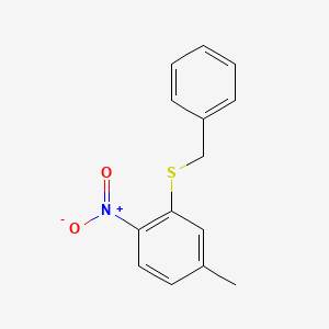 2-Benzylsulfanyl-4-methyl-1-nitrobenzene