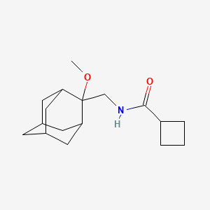N-(((1R,3S,5r,7r)-2-methoxyadamantan-2-yl)methyl)cyclobutanecarboxamide