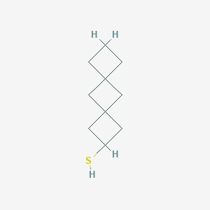 molecular formula C10H16S B2902532 Dispiro[3.1.36.14]decane-8-thiol CAS No. 2580201-33-6