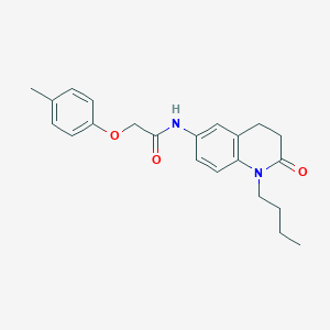 molecular formula C22H26N2O3 B2902548 N-(1-butyl-2-oxo-1,2,3,4-tetrahydroquinolin-6-yl)-2-(4-methylphenoxy)acetamide CAS No. 950464-44-5