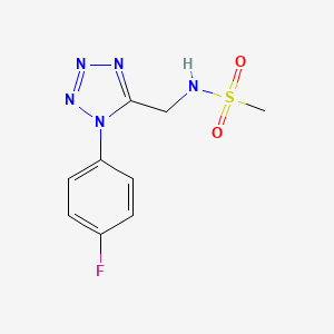 N-((1-(4-fluorophenyl)-1H-tetrazol-5-yl)methyl)methanesulfonamide
