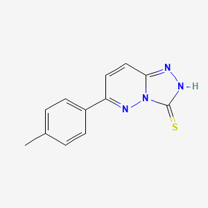 molecular formula C12H10N4S B2902608 6-(p-Tolyl)-[1,2,4]triazolo[4,3-b]pyridazine-3-thiol CAS No. 1225995-04-9