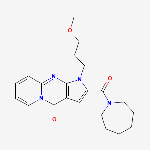 2-(azepane-1-carbonyl)-1-(3-methoxypropyl)pyrido[1,2-a]pyrrolo[2,3-d]pyrimidin-4(1H)-one
