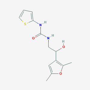 molecular formula C13H16N2O3S B2902630 1-(2-(2,5-Dimethylfuran-3-yl)-2-hydroxyethyl)-3-(thiophen-2-yl)urea CAS No. 2309776-68-7
