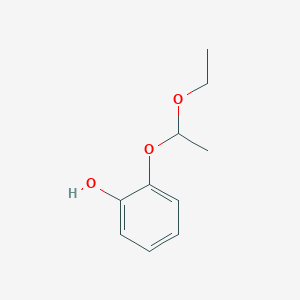 molecular formula C10H14O3 B2902661 2-(1-Ethoxyethoxy)phenol CAS No. 51487-88-8