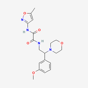 N1-(2-(3-methoxyphenyl)-2-morpholinoethyl)-N2-(5-methylisoxazol-3-yl)oxalamide