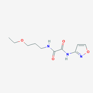 molecular formula C10H15N3O4 B2902681 N1-(3-ethoxypropyl)-N2-(isoxazol-3-yl)oxalamide CAS No. 1207049-40-8