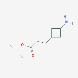 Tert-butyl 3-(3-aminocyclobutyl)propanoate