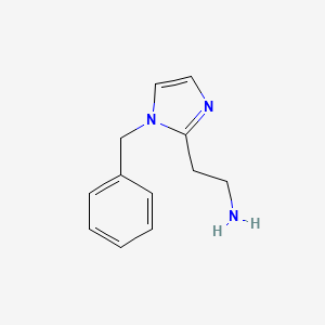 molecular formula C12H15N3 B2902685 2-(1-benzyl-1H-imidazol-2-yl)ethanamine CAS No. 408353-06-0