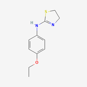 molecular formula C11H14N2OS B2902815 N-(4-ethoxyphenyl)-4,5-dihydro-1,3-thiazol-2-amine CAS No. 145621-51-8