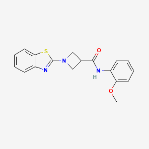 1-(benzo[d]thiazol-2-yl)-N-(2-methoxyphenyl)azetidine-3-carboxamide
