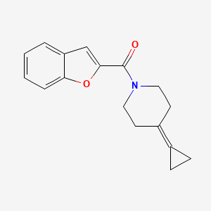 B2902858 Benzofuran-2-yl(4-cyclopropylidenepiperidin-1-yl)methanone CAS No. 2097925-02-3