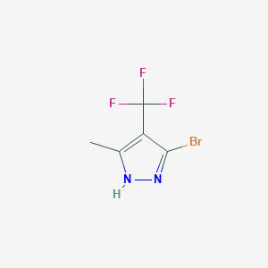 5-Bromo-3-methyl-4-(trifluoromethyl)-1H-pyrazole