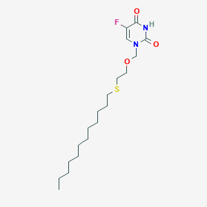 1-{[2-(dodecylsulfanyl)ethoxy]methyl}-5-fluoro-2,4(1H,3H)-pyrimidinedione