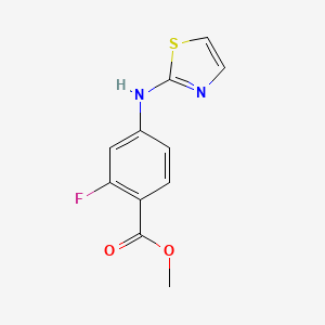 Methyl 2-fluoro-4-(1,3-thiazol-2-ylamino)benzoate