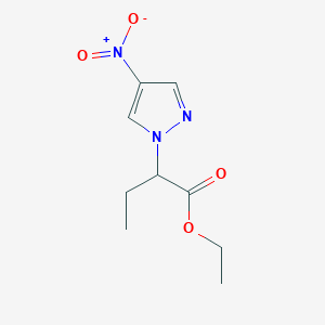 B2902941 ethyl 2-(4-nitro-1H-pyrazol-1-yl)butanoate CAS No. 1005668-54-1