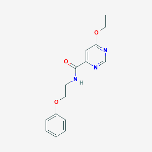 6-ethoxy-N-(2-phenoxyethyl)pyrimidine-4-carboxamide