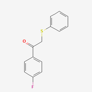 1-(4-Fluorophenyl)-2-(phenylsulfanyl)ethan-1-one