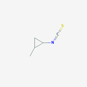 molecular formula C5H7NS B2903011 1-Isothiocyanato-2-methylcyclopropane CAS No. 1247449-42-8