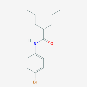 molecular formula C14H20BrNO B290302 N-(4-bromophenyl)-2-propylpentanamide 