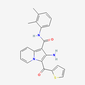 2-amino-N-(2,3-dimethylphenyl)-3-(thiophene-2-carbonyl)indolizine-1-carboxamide